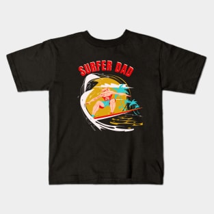 Surfer Dad Kids T-Shirt